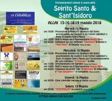 Eventi - Programma Sant'Isidoro e Spirito Santo 2018 - Allai - Oristano