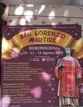 Eventi - San Lorenzo Martire 2018 - Boroneddu - Oristano