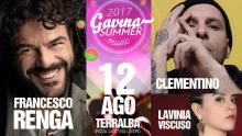 Eventi - Francesco Renga al Gavina Summer Music 2017 - Terralba - Oristano