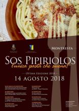 Eventi - Sagra de sos Pipiriolos, la pasta che suona - Edizione 2018 - Montresta - Oristano