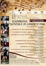 Eventi - Rassegna Domenica in concerto 2016 - Oristano