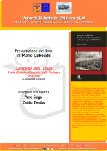 Eventi - Presentazione libro - Lontano dall'Italia di Mario Cubeddu - Oristano