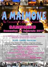 Eventi - Carnevale - A MAIMONE 2017 su Carrasegare antigu Samughesu - Samugheo - Oristano 