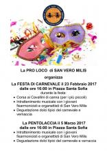 Eventi - Festa di Carnevale - San Vero Milis - Oristano