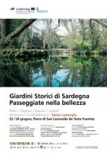 Eventi - Giardini Storici di Sardegna - Passeggiate nella bellezza - San Leonardo de Siete Fuentes - Santu Lussurgiu - Oristano