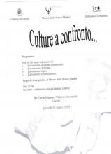 Eventi - Culture a confronto - Laconi - Oristano