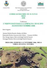 Eventi - I nuovi dati dalla campagna di scavo Cobulas e Cuccuru de is Zanas - Milis - Oristano