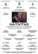 Eventi - Nativitas - Concerti di Natale - III Edizione - Samugheo - Ula Tirso - Ghilarza - Zuri - Oristano