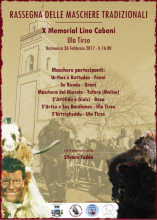 Eventi - Rassegna delle Maschere Tradizionali -- X Memorial Lino Caboni - Ula Tirso - Oristano