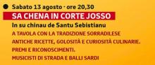 Eventi - Sa Chena in corte Josso - Sorradile - Oristano