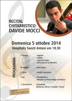 Domenica in concerto - Recital del chitarrista Davide Mocci Oristano